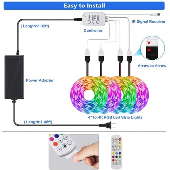 LED Light Strip, KIKO Led Strip (65.6ft) - Picture 7 of 7